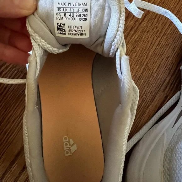 Adidas GOLF shoes. Very gentle wear. Excellent condition. White and silver - Picture 5 of 6